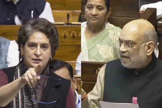 amit shah priyanka gandhi