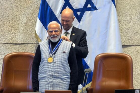 pm modi in israel parliament
