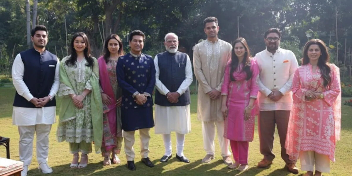 sachin tendulkar narendra modi