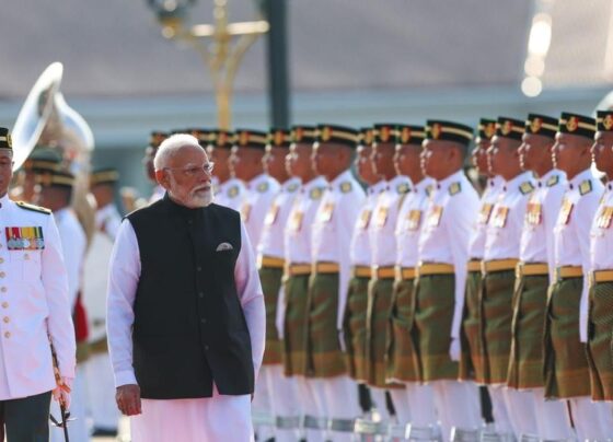 the democratic hindu pm modi in malaysia