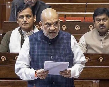 amit shah in parliament the democratic hindu