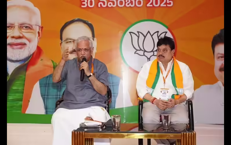 BJP Leader BL Santhosh Urges Telangana Cadre to Stay Loyal to Party, Not Individuals