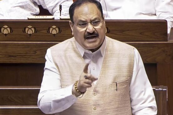jp nadda in parliament