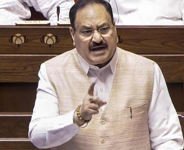 jp nadda in parliament