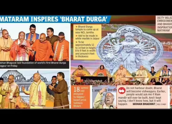 just like ram temple happened in ayodhya bharat will become vishwaguru one day says rss chief bhagwat