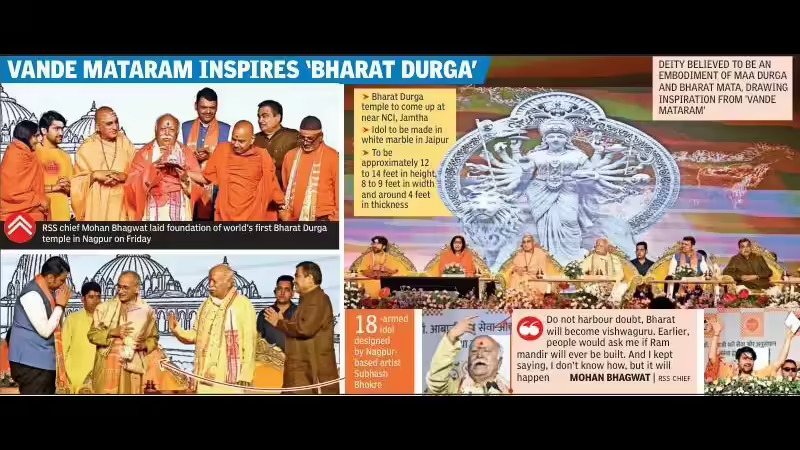 just like ram temple happened in ayodhya bharat will become vishwaguru one day says rss chief bhagwat