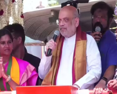 mk stalin wants to make his son cm amit shah slams dmk dynasty politics