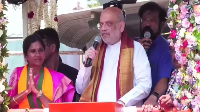 Amit Shah Targets DMK Over Dynasty Politics, Bats for NDA in Tamil Nadu Campaign