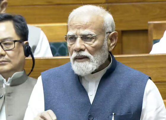 narendra modi in parliament