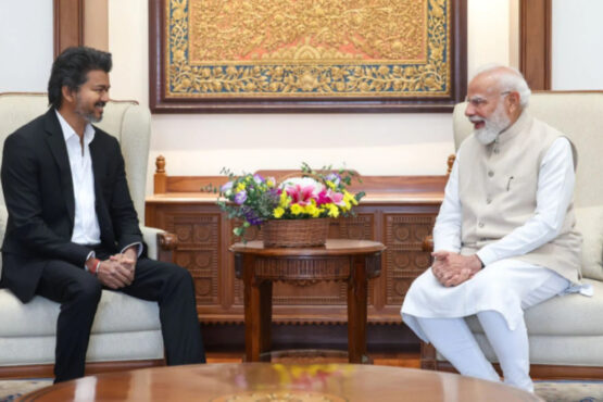 Vijay and PM meet in New Delhi