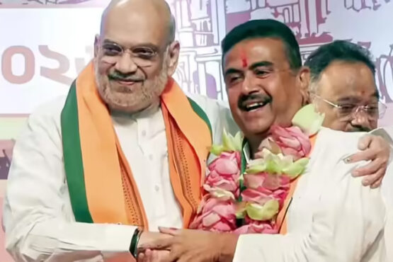 amit shah with suvendu adhikari