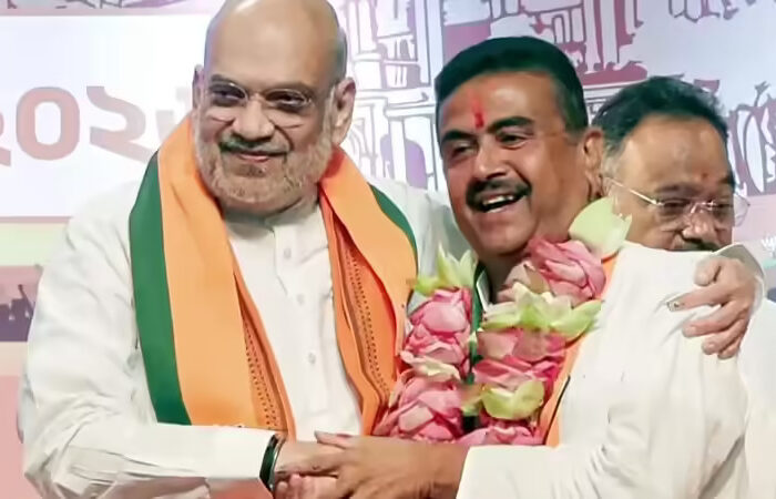amit shah with suvendu adhikari