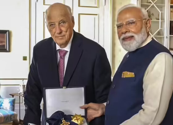 norway awards pm modi
