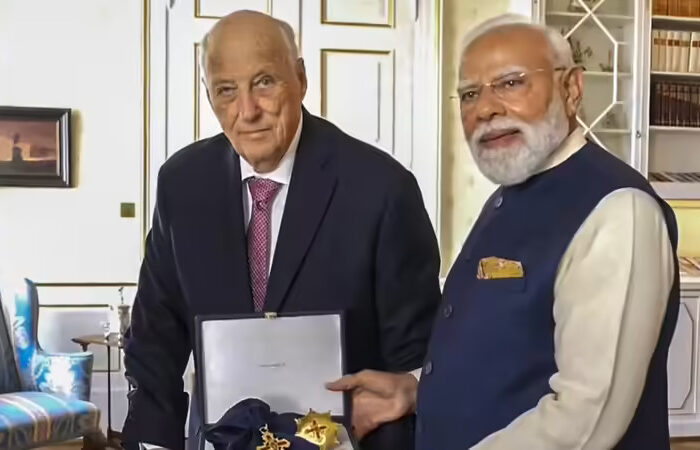 norway awards pm modi