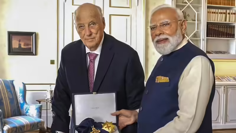 norway awards pm modi