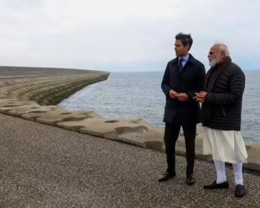 pm modi accompanied by dutch pm rob jette to visit iconic afsluitdijk dam