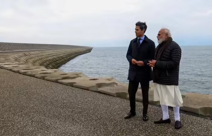 pm modi accompanied by dutch pm rob jette to visit iconic afsluitdijk dam