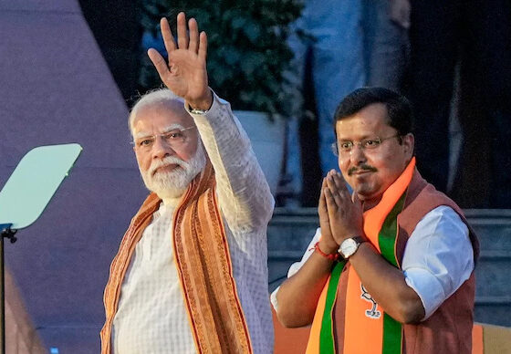 pm modi and nitin nabin