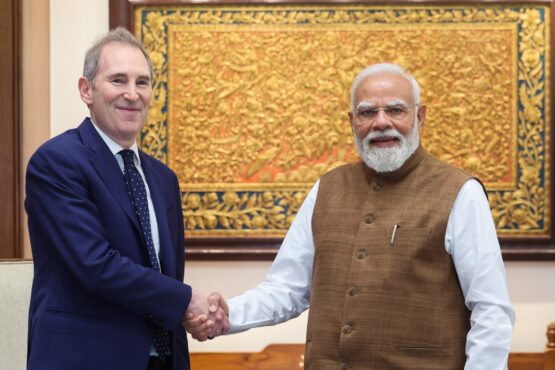 andy jassy with indias pm narendra modi