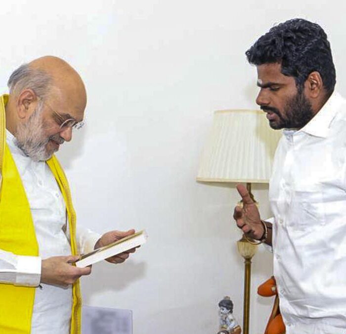 annamalai with amit shah