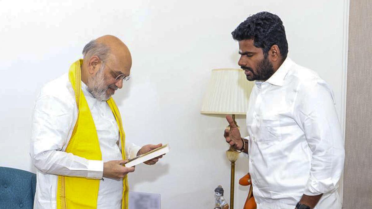 Annamalai Meets Amit Shah Amid Speculation Over His Political Future in Tamil Nadu