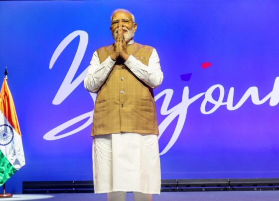 modi return from france