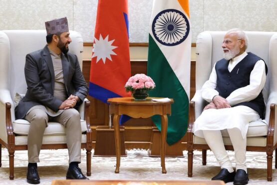 modi with nepal leader
