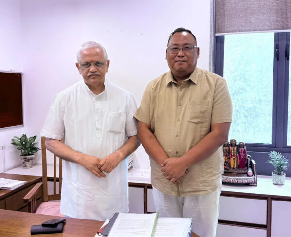 BJP Nagaland chief with BL Santhosh
