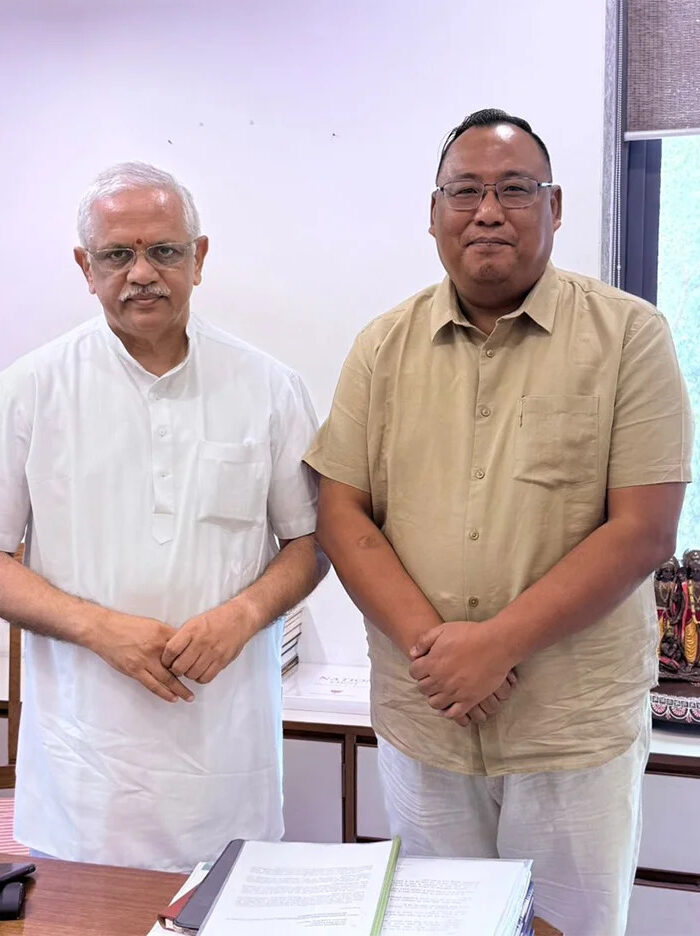 BJP Nagaland chief with BL Santhosh