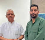 er aijaz hussain with bl santosh