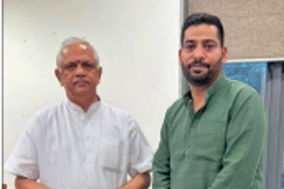 er aijaz hussain with bl santosh