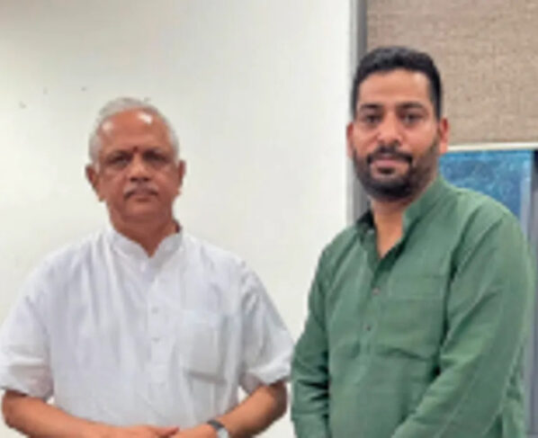 er aijaz hussain with bl santosh