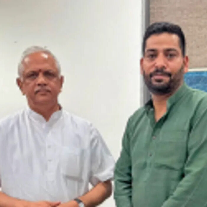 er aijaz hussain with bl santosh