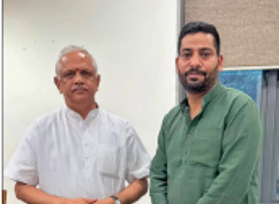 Er. Aijaz Hussain Meets BJP National General Secretary (Organisation) BL Santosh, Discusses Strengthening Party in Jammu & Kashmir