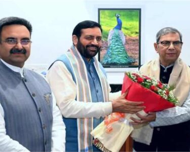 Nayab saini meets governer