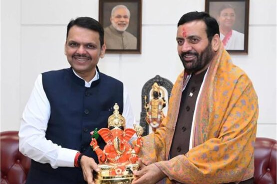 nayab singh saini with devendra fadnavis