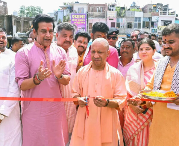 yogi adityanath inagurate road