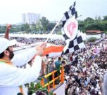 nayab singh saini in namo marathan run