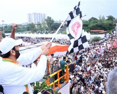 nayab singh saini in namo marathan run