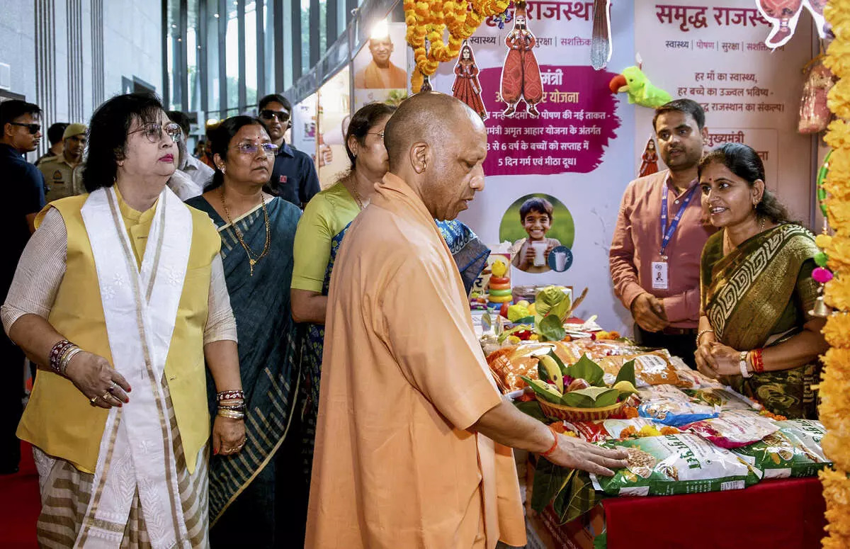 Yogi Adityanath Launches 9th National Nutrition Month in Varanasi, Highlights Anganwadi Reforms