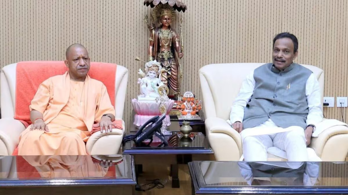2027 UP Assembly Polls: Vinod Tawde Meets Yogi Adityanath as BJP Steps Up Organisation-Building