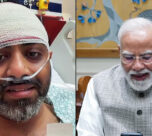 narendra modi speaks with flydubai pilot