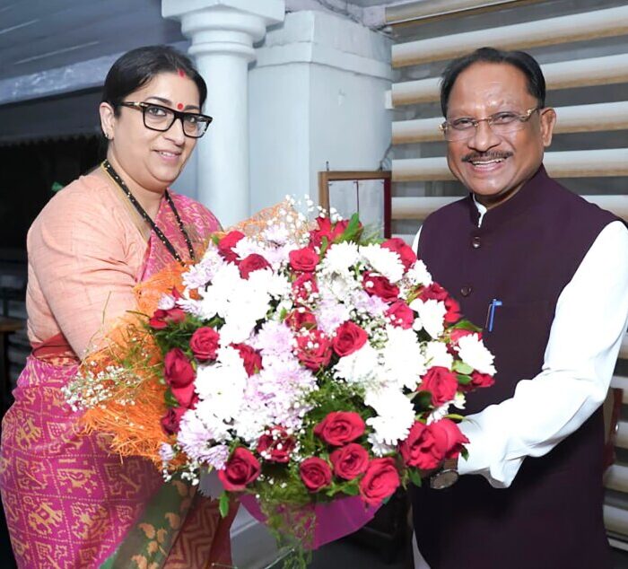 vishnu dev sai smriti irani
