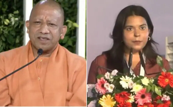 yogi adityanath spots nervous speaker