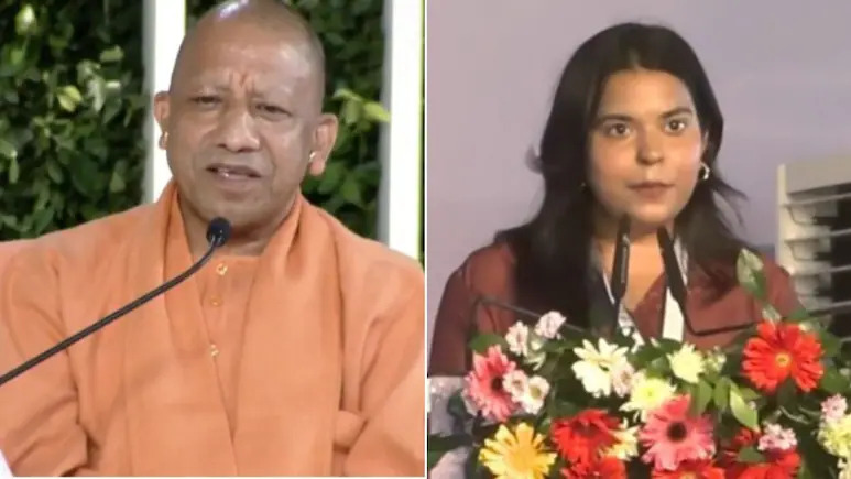 yogi adityanath spots nervous speaker